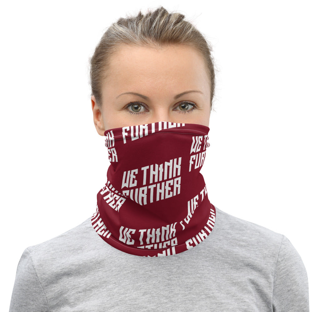 WE THINK FURTHER MASK - MAROON