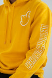 WTF TEXT HOODIE - YELLOW