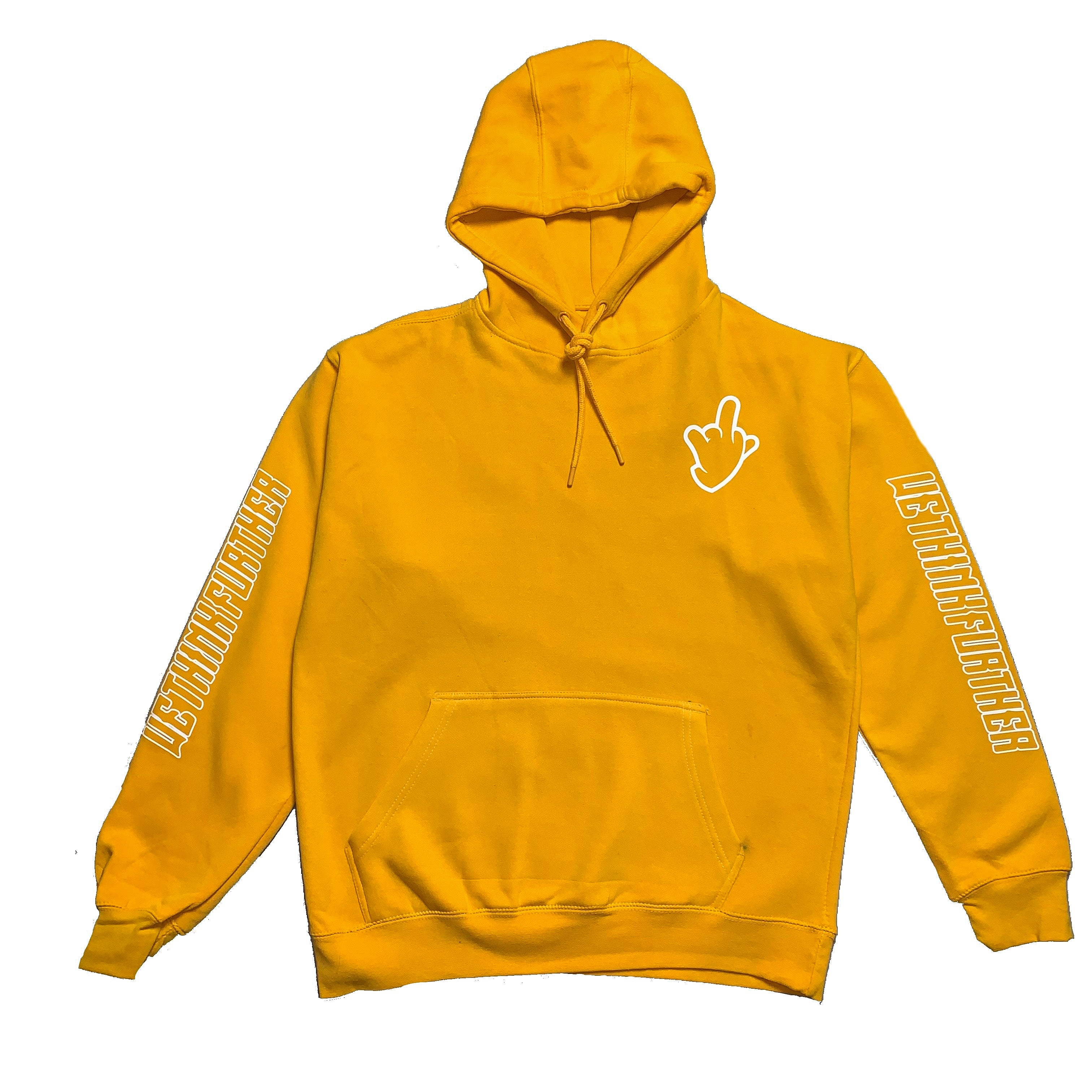 WTF TEXT HOODIE - YELLOW